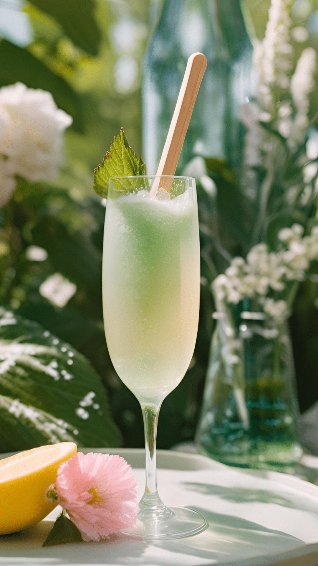 Piggelin Drink Piggelin drink - enkel drink med piggelin glass och bubbel