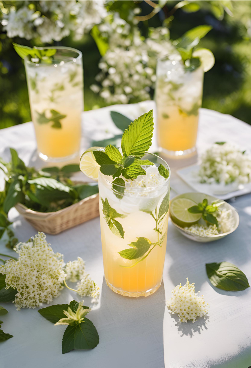 Sommarbål Sommarbål med fläder och bubbel recept